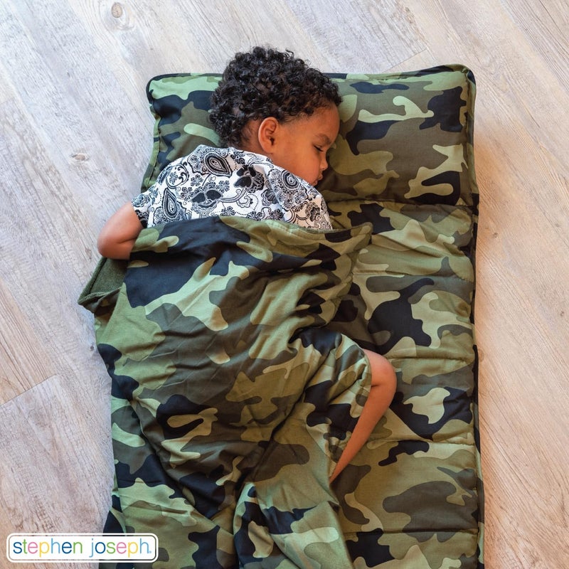 Stephen Joseph, Toddler All Over Print Nap Mat with Soft Blanket and Removable Pillow for Boys & Girls, Kids Sleeping Bag for Elementary, Daycare, Preschool with Carry Handle, Llama - Image 5